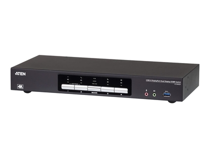 Изображение ATEN 4P USB3.0 DisplayPORT Dual View KVMP SW