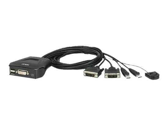 Picture of Aten CS22D KVM switch Black