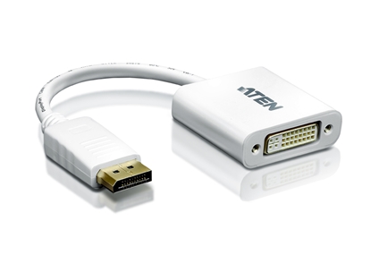 Attēls no Aten DisplayPort to DVI converter, PC: Up to UXGA / HDTV: Up to 1080i,1080p