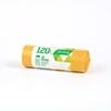 Изображение Atkritumu maisi SORTEX, tilpums 120 L, 10 gab., 35 mkr, dzelteni, LDPE, 70 x 100 cm