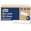Picture of Atkritumu maisiņi TORK B1 tvertnei, 50L,  25 gab., baltā krāsā