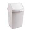 Picture of Atkritumu tvertne ar šūpoļveida vāku, 50 L, gaiši pelēks