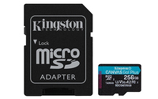 Picture of Atmiņas karte Kingston microSDXC Canvas Go Plus Gen4 256GB