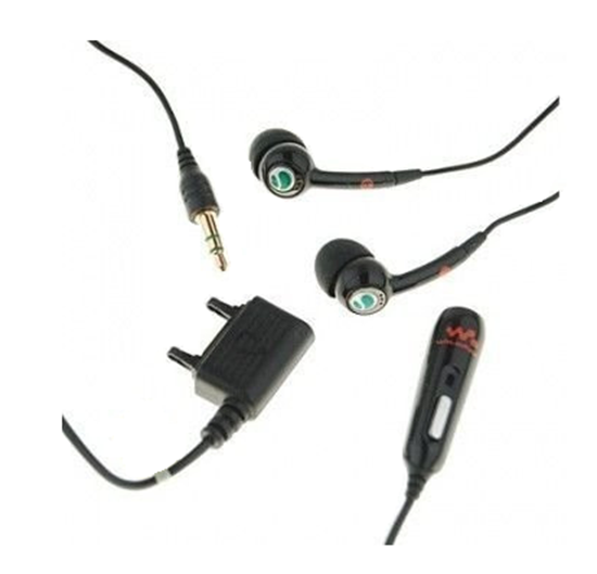 Изображение Austiņas (stereoaustiņas) Sony Ericsson HPM-70 Fast Port priekš Sony Ericsson C905 K750 J230 Black