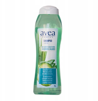 Изображение Avea AVEA Szampon do wosów Aloes i Ogórek1 L