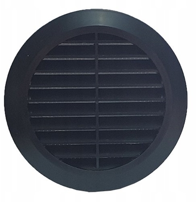 Attēls no AWENTA Kratka wentylacyjna Awenta T32CZ fi125mm TUOS. czarna