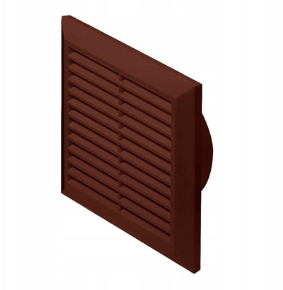 Attēls no AWENTA Kratka wentylacyjna Awenta T83BR 140x140mm TUS. fi125mm brzowa