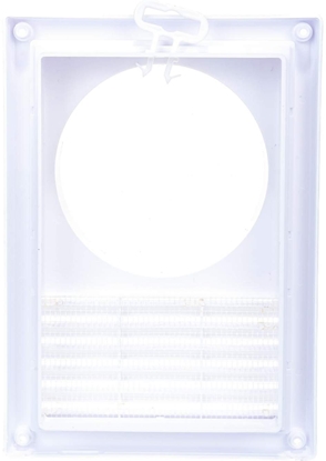 Изображение AWENTA Kratka wentylacyjna Awenta T98 140x210mm OKAP fi120mm biaa