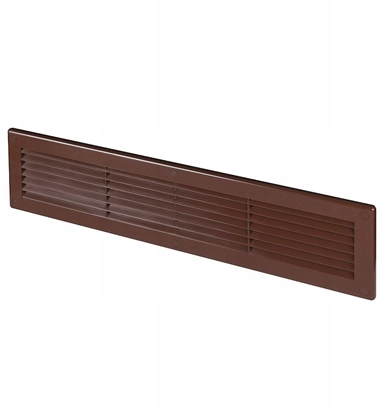 Изображение AWENTA Kratka wentylacyjna Awenta TRU26BR 110x460mm TUS. brzowa