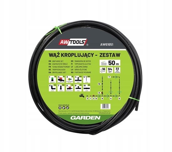 Picture of AWTools AWTOOLS W KROPLUJCY ZESTAW 50m 94 ELE.