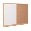 Picture of Balta magnētiskā un korķa tāfele BI-OFFICE EARTH Combo 90x60, ozola rāmis