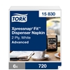 Изображение Baltas dozatoru salvetes N14 TORK Xpressnap, 720 salvetes