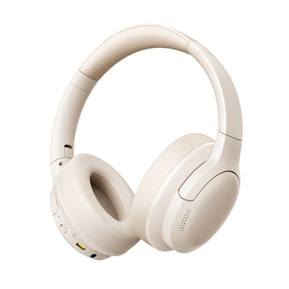 Изображение Baseus Bass BH1 Lite Wireless Headphones Starlight Off-White