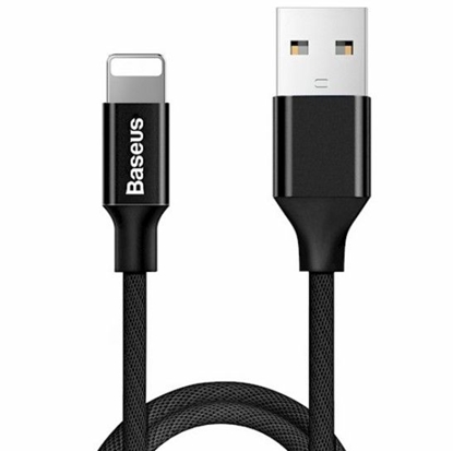Attēls no Baseus Cable Yiven USB - Lightning 1,2 m 2A Black