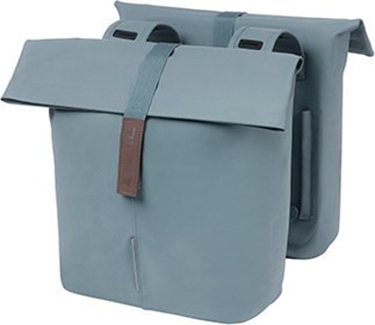 Picture of Basil Sakwa miejska podwójna CITY DOUBLE PANNIER BAG 28-32L, Universal Bridge System, graphite blue