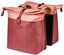 Изображение Basil Sakwa podwójna BASIL VIVE DOUBLE PANNIER BAG 28-35L, Universal Bridge System, burgundy/pink