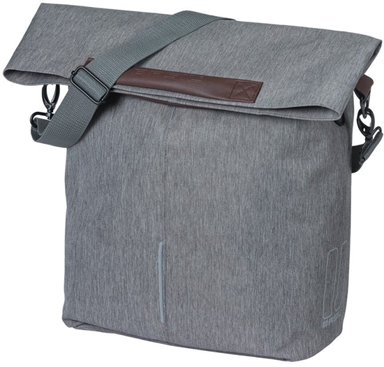 Picture of Basil Sakwa pojedyncza BASIL CITY SHOPPER 14-16L, MIK Hooks, grey melee