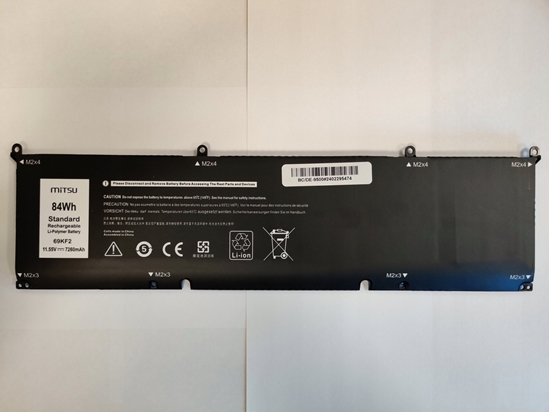 Picture of Bateria 69KF2 do Dell Alienware M17 M15 R3 R4 Precision 5550 XPS 9500 9510 6000 mAh (69 Wh) 11.55V