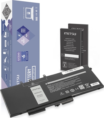 Attēls no Bateria GJKNX do Dell Latitude 5280 5480 5490 5590 8500mAh 8500 mAh (64.6 Wh) 7.6V (7.4V)