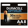 Изображение Baterijas DURACELL OPTIMUM AA 8 gab.