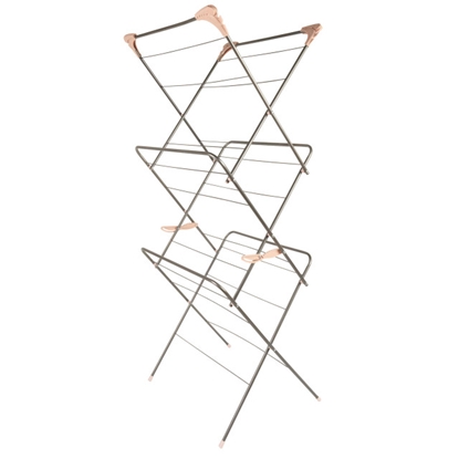 Изображение Beldray LA072498GRYNFEU7 Elegant 3-Tier Clothes Airer, Graphite Grey
