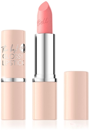 Изображение Bell BELL The Best Glossy Lipstick Pomadka do ust poyskujca 02 Peachy  3.7 g