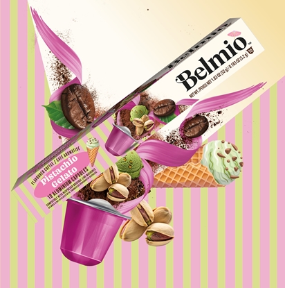 Attēls no Belmio Pistacu Gelato 10 porcji - Kafijas kapsulas BLIO31205 (5415150384552)