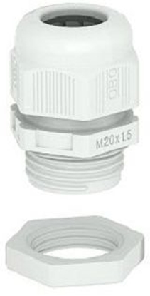 Attēls no Bettermann Dawik kablowy z przeciwnakrtk PG16 PA jasnoszary RAL 7035 V-TEC PG16+ LGR (2024663)
