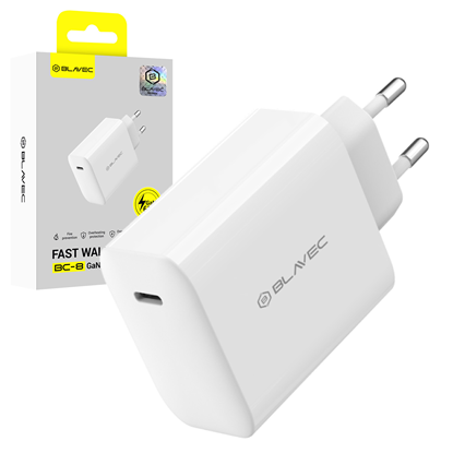 Picture of Blavec Wall charger BC-8 GaN4 - Type C - PD QC 65W
