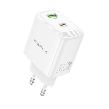 Picture of Borofone Wall charger BN30 Cargador GaN - USB + Ty