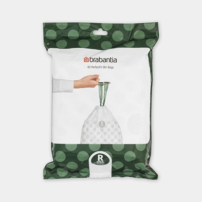 Picture of Brabantia PerfectFit Bin Liner Type R  36 L  40 Bags