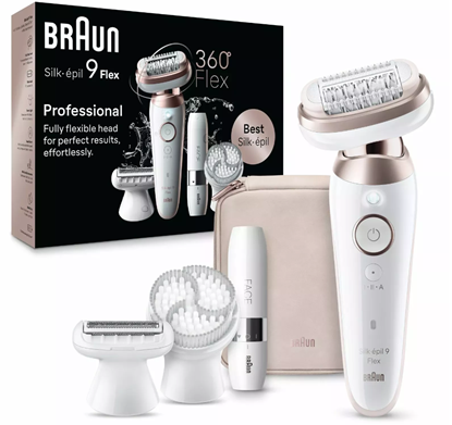 Attēls no Braun Silk-épil 9 Flex 9-360 3D Epilator Pink