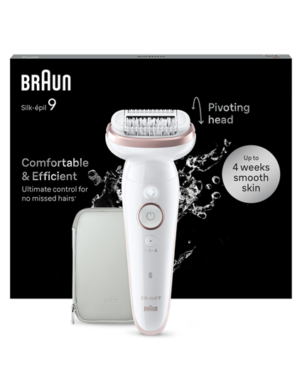 Picture of Braun Silk-epil 9 Silkepil 9 40 tweezers Gold  White