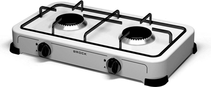 Изображение Brock Kuchenka gazowa dwupalnikowa GS002W biaa