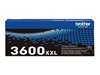 Изображение BROTHER TN3600XXL SUPER HIGH YIELD BLACK TONER CARTRIDGE, 11,000 PAGES