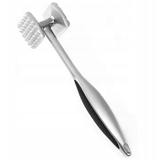 Picture of Brunbeste Tuczek do misa kotletów motek metalowy stalowy dwustronny srebrny BRUNBESTE BB-3507