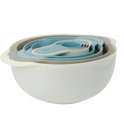 Изображение Brunbeste Zestaw misek i kubków pomiarowych miarki kuchenne komplet 8-ele BRUNBESTE BB-3206