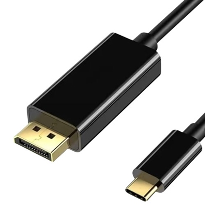 Attēls no Cable USB Type-C to DisplayPort, 4K, 60Hz, 3m