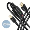 Изображение CABLE USB2.0 A-M/B-M ACTIVE/20M ADR-220B AXAGON