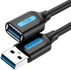 Picture of CABLE USB2.0 MALE TO FEMALE/1.5M BLACK CBIBG VENTION