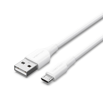 Attēls no CABLE USB2.0 TO MICRO-B/1M WHITE CTIWF VENTION
