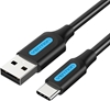 Изображение CABLE USB-C TO USB2.0/0.25M BLACK COKBC VENTION