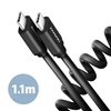 Изображение CABLE USB-C TO USB-C 1.1M 60W/TWISTER BLK BUCM-CM20TB AXAGON