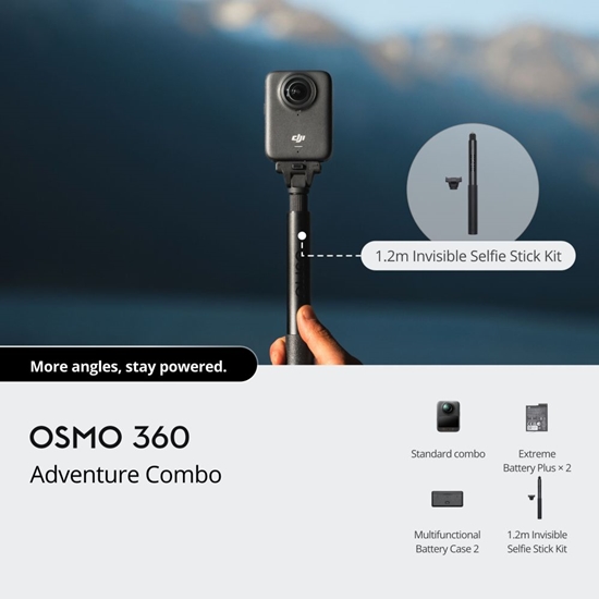 Изображение CAMERA OSMO 360 ADVENTURE/COMBO CP.OS.00000442 DJI