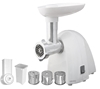 Изображение Camry | CR 4802 | White | 600-1500 W | Number of speeds 1 | Middle size sieve, mince sieve, poppy sieve, plunger, sausage filler, vegatable attachment.