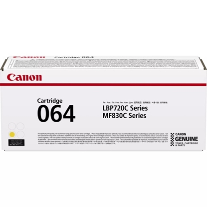 Picture of Canon Toner Cartridge 064 Y yellow
