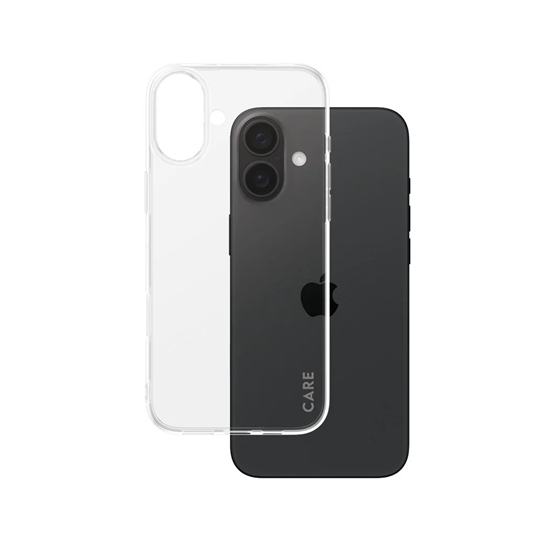 Picture of CARE by PanzerGlass Case Fashion X-Ray Soft Basic | Back protection | Apple | iPhone 16 Plus | Recycled plastic | Transparent