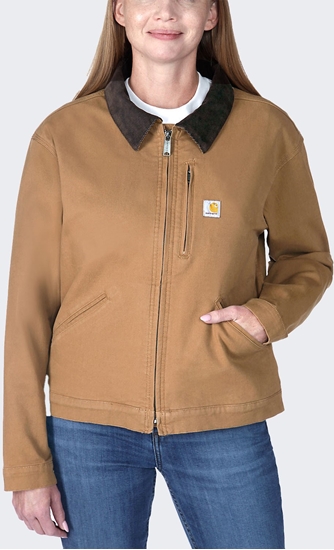 Picture of Carhartt Damska Kurtka Carhartt Detroit Rugged Canvas Brown