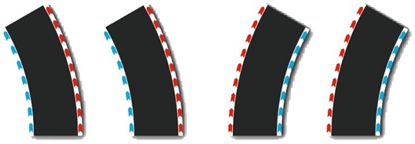 Attēls no Carrera Hybrid Curves Radius 2 30° (2x L, 2x R)