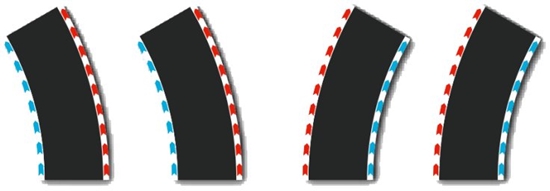 Picture of Carrera Hybrid Curves Radius 2 30° (2x L, 2x R)